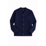 Clean Cut Copenhagen Pelle bouclé cardigan Strik Mørk Navy