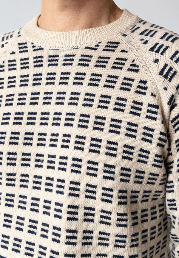 Clean Cut Copenhagen QUINCY KNITTED SWEATER Strik Ecru