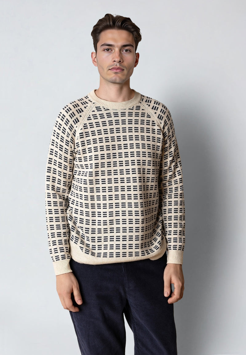 Clean Cut Copenhagen QUINCY KNITTED SWEATER Strik Ecru