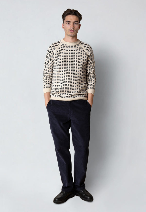 Clean Cut Copenhagen QUINCY KNITTED SWEATER Strik Ecru