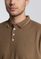 Clean Cut Copenhagen RAPHAEL STRETCH POLO Polos Shitake