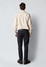 Clean Cut Copenhagen RUSSEL FLANNEL SHIRT Skjorte L/S Ecru Melange