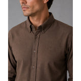 Clean Cut Copenhagen RUSSEL FLANNEL SHIRT Skjorte L/S Dark Brown