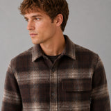 Clean Cut Copenhagen Richard checked overshirt Overshirts Dark brown/Brindle beige