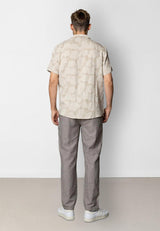 Clean Cut Copenhagen Roman cotton/linen pants Bukser Khaki Melange