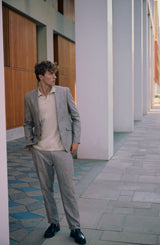 Clean Cut Copenhagen Roman linen blazer Blazere Khaki Melange