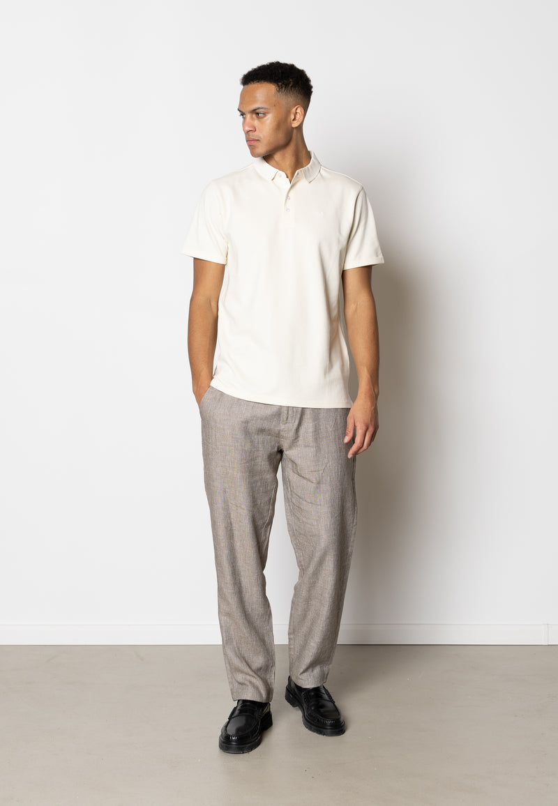 Clean Cut Copenhagen Roman linen pants Bukser Khaki Melange
