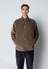 Clean Cut Copenhagen SILAS CORDUROY OVERSHIRT Overshirts Brindle beige