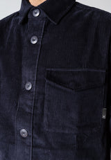 Clean Cut Copenhagen SILAS CORDUROY OVERSHIRT Overshirts Navy