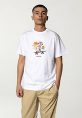 Fat Moose SKATE DOG T-SHIRT T-shirts S/S Hvid