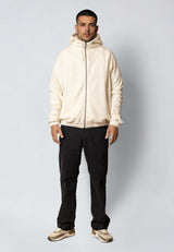 Fat Moose SOLVI FLEECE ZIP HODDIE Fleece Ecru