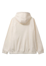 Fat Moose SOLVI FLEECE ZIP HODDIE Fleece Ecru