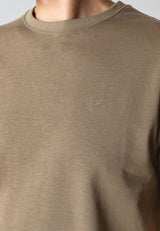 Clean Cut Copenhagen STABLE T-SHIRT T-shirts S/S Brindle beige