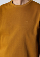 Clean Cut Copenhagen STABLE T-SHIRT T-shirts S/S Guld Brun