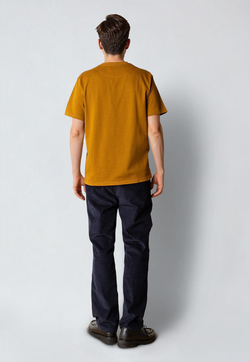 Clean Cut Copenhagen STABLE T-SHIRT T-shirts S/S Guld Brun