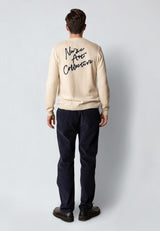Clean Cut Copenhagen STONE KNITTED SWEATER Strik Ecru Melange