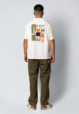Fat Moose SUMMER T-SHIRT T-shirts S/S Råhvid