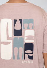 Fat Moose SUMMER T-SHIRT T-shirts S/S Violet ice
