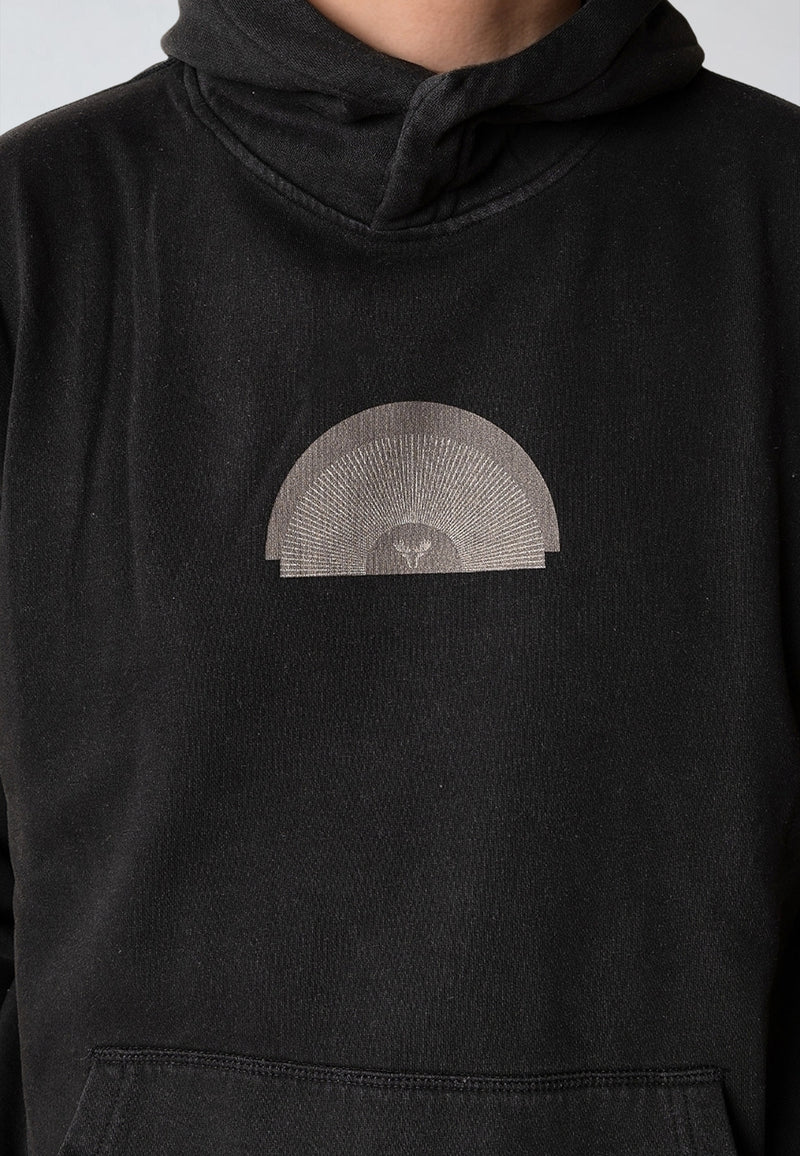 Fat Moose SUN RISING HOODIE Sweatshirts Sort