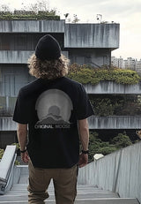 Fat Moose SUN RISING T-SHIRT T-shirts S/S Sort