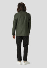 Clean Cut Copenhagen Santos 2-button wool blazer Blazere Army Mix