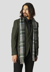 Clean Cut Copenhagen Santos 2-button wool blazer Blazere Army Mix