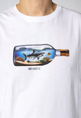 Clean Cut Copenhagen Shark t-shirt T-shirts S/S Hvid