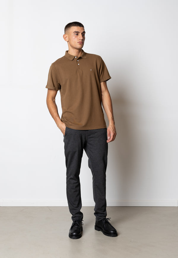 Clean Cut Copenhagen Silkeborg polo Polos Dark Brown