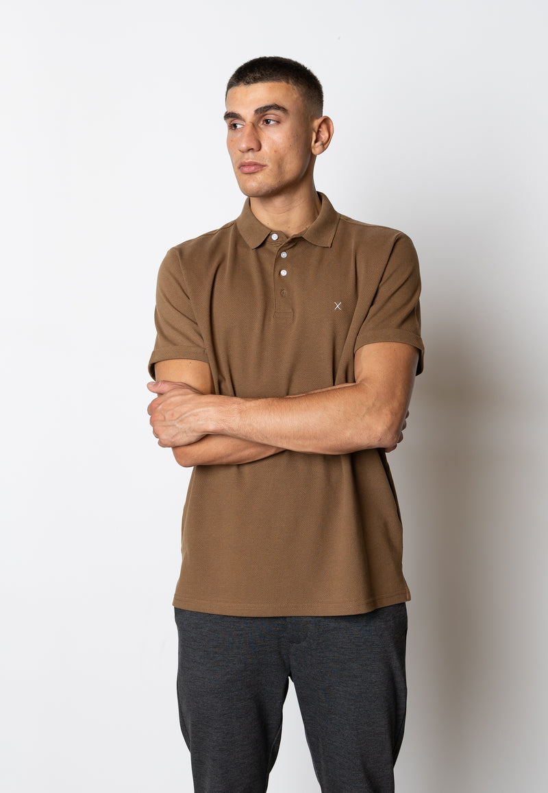 Clean Cut Copenhagen Silkeborg polo Polos Dark Brown
