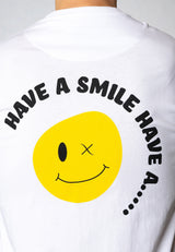 Clean Cut Copenhagen Smile cotton t-shirt T-shirts S/S Hvid