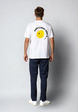 Clean Cut Copenhagen Smile cotton t-shirt T-shirts S/S Hvid
