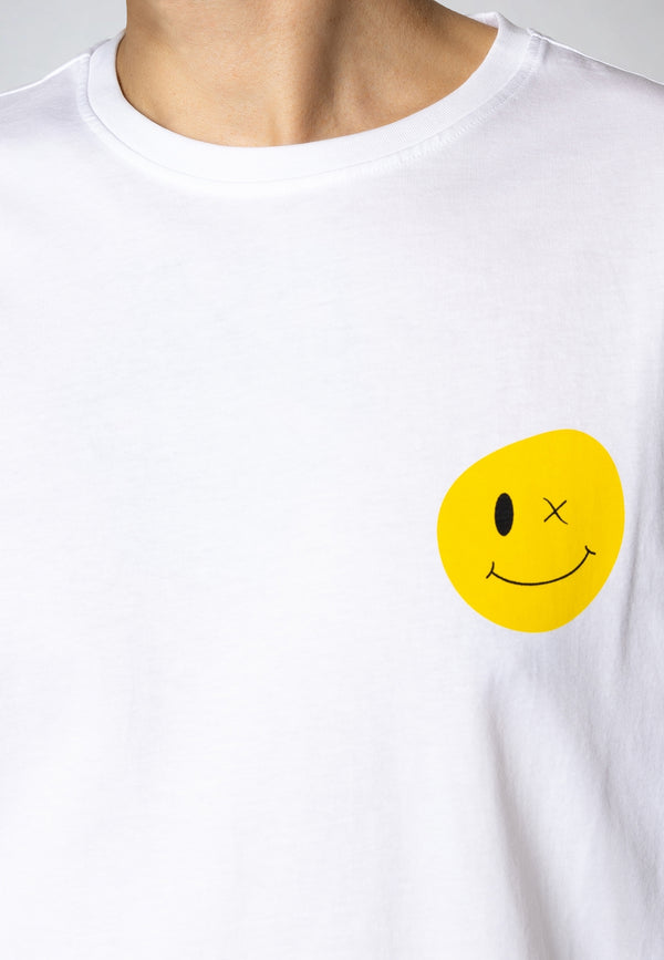 Clean Cut Copenhagen Smile cotton t-shirt T-shirts S/S Hvid