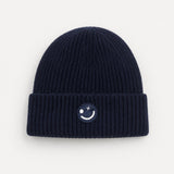 Clean Cut Copenhagen Smiley beanie Accessories Mørk Navy