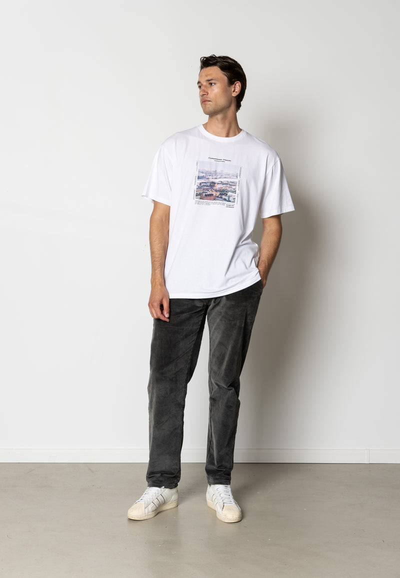 Clean Cut Copenhagen Sortedamssøen organic t-shirt T-shirts S/S Hvid