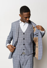 Clean Cut Copenhagen Storm XO blazer Blazere Navy/Khaki Check