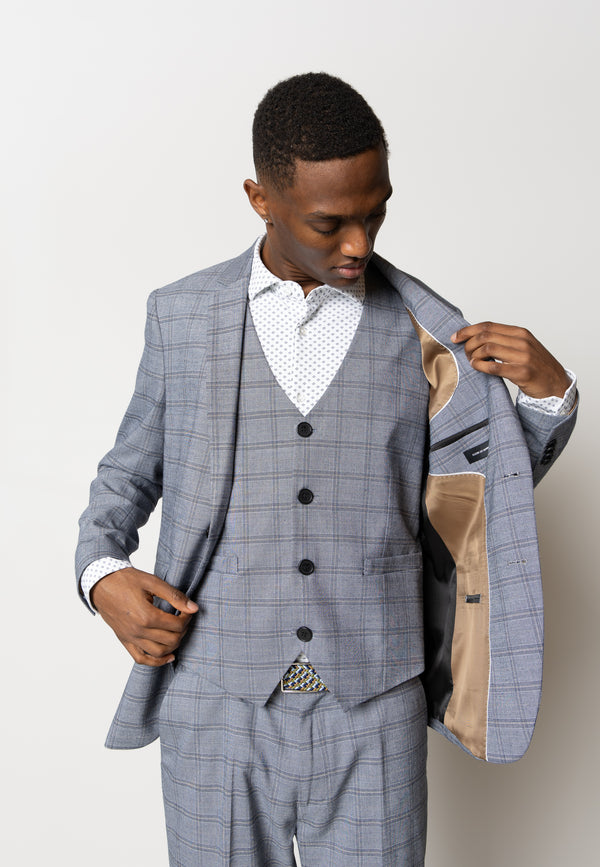 Clean Cut Copenhagen Storm XO blazer Blazere Navy/Khaki Check