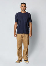 Fat Moose TAYLOR COTTON T-SHIRT T-shirts S/S Navy