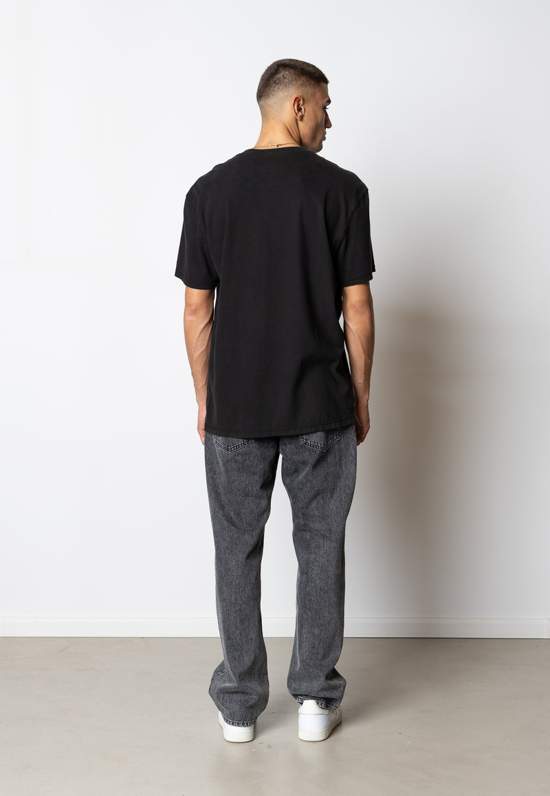 Fat Moose TAYLOR COTTON T-SHIRT T-shirts S/S Sort