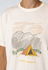 Fat Moose TENT T-SHIRT T-shirts S/S Ecru