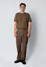 Clean Cut Copenhagen THOMAS KNITTED T-SHIRT T-shirts S/S Shitake