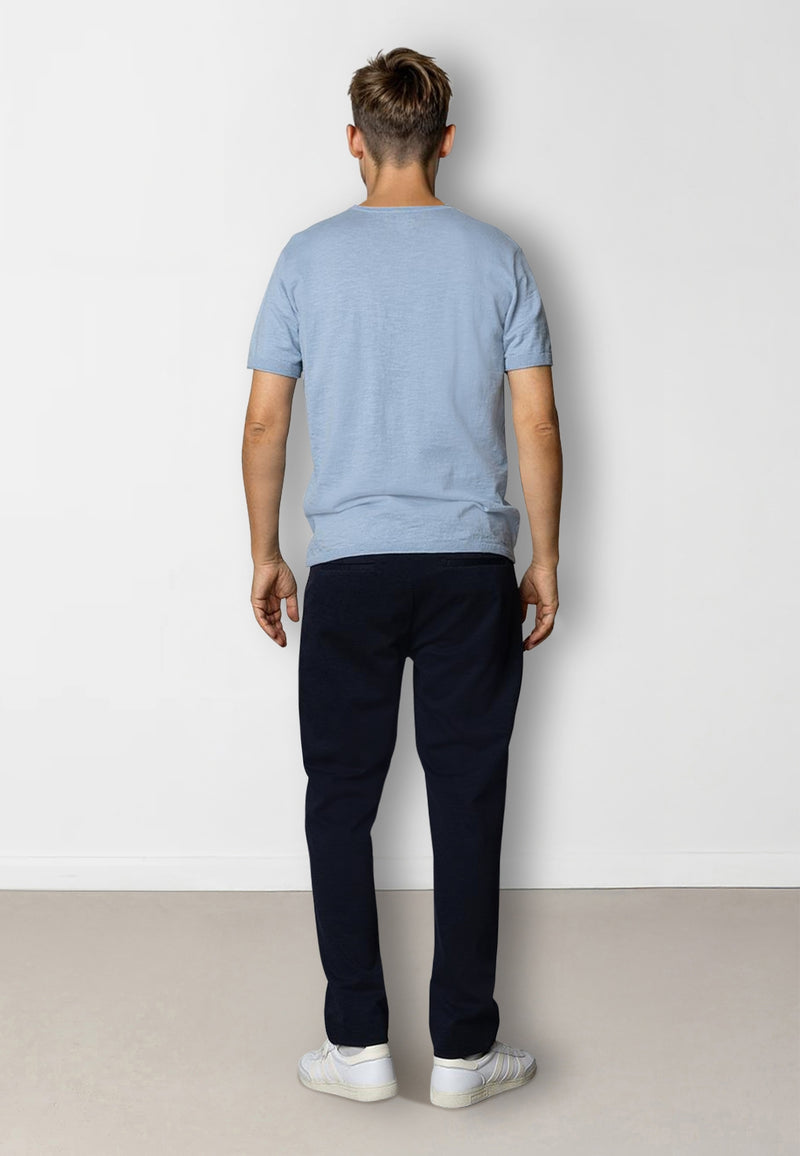 Clean Cut Copenhagen Thomas knitted t-shirt T-shirts S/S Lyseblå