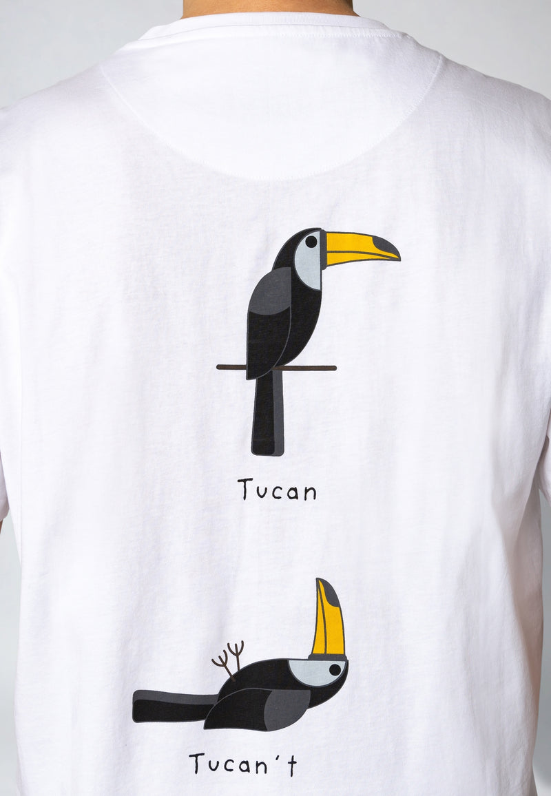Clean Cut Copenhagen Tucan cotton t-shirt T-shirts S/S Hvid