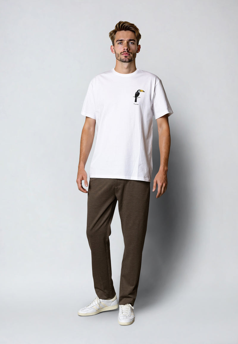Clean Cut Copenhagen Tucan cotton t-shirt T-shirts S/S Hvid