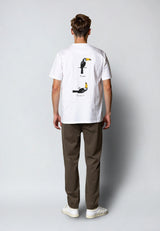 Clean Cut Copenhagen Tucan cotton t-shirt T-shirts S/S Hvid