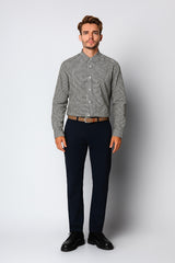 Clean Cut Copenhagen VESTERHAV SHIRT Skjorte L/S Navy Ternet