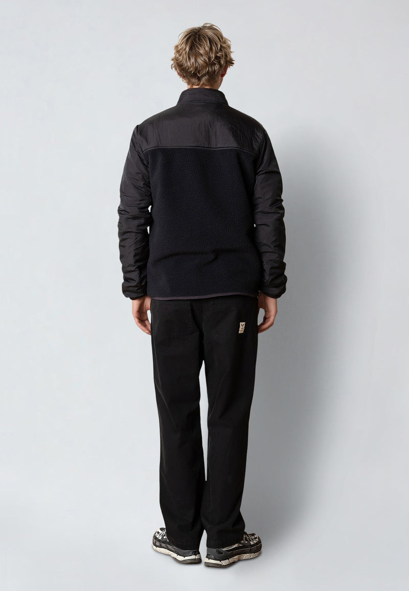 Fat Moose VESTER FLEECE JACKET Fleece Sort
