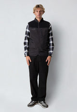 Fat Moose VESTER FLEECE VEST Fleece Sort