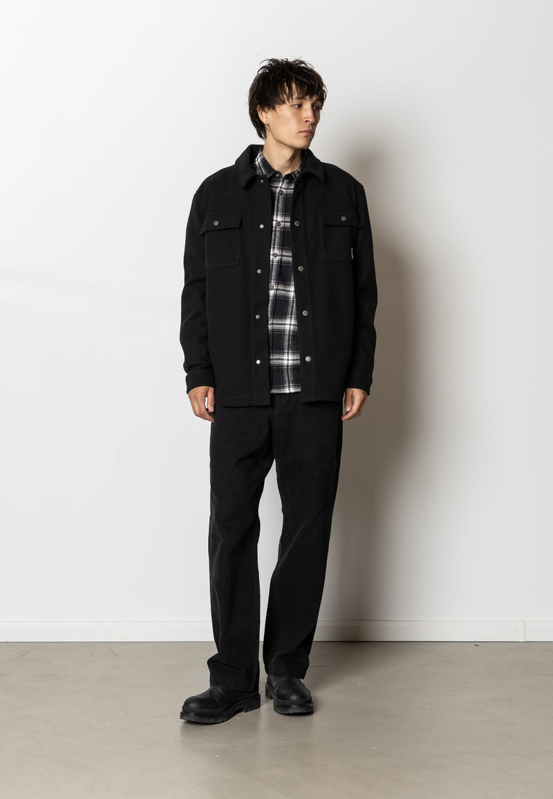 Fat Moose VILLAS OVERSHIRT Overshirts Sort