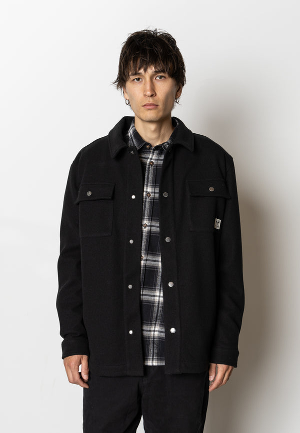 Fat Moose VILLAS OVERSHIRT Overshirts Sort