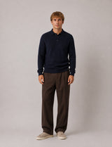 Clean Cut Copenhagen Vester polo knit Strik Mørk Navy